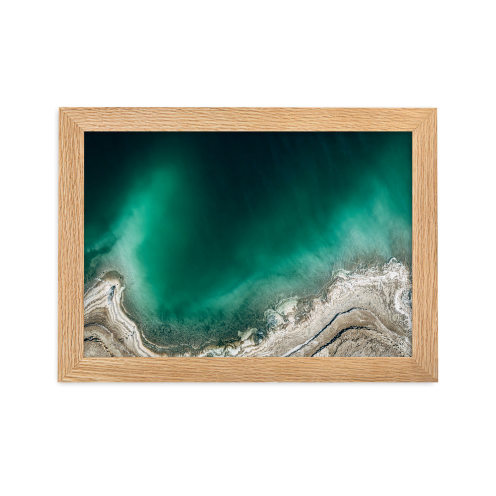 Framed matte paper poster Dead Sea