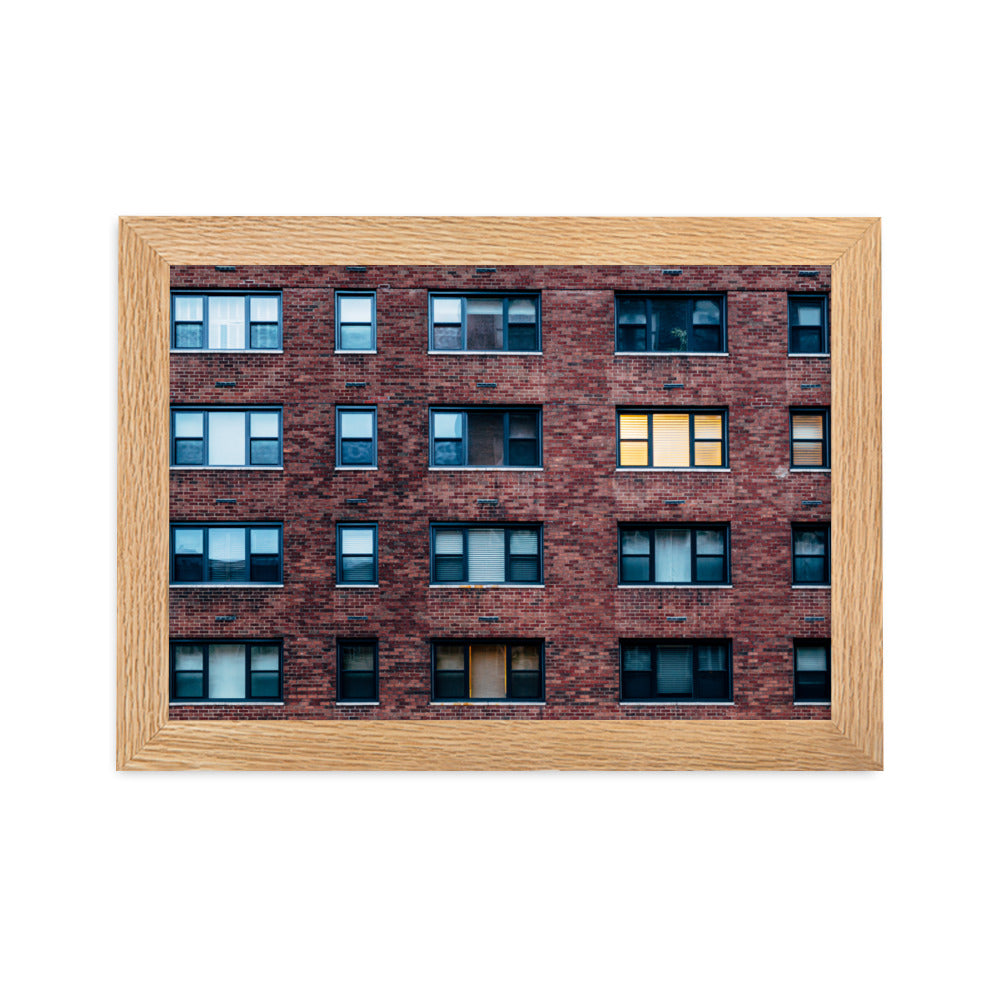 New York Building, Home decor, Wall decor, office, modern,Framed matte paper poster