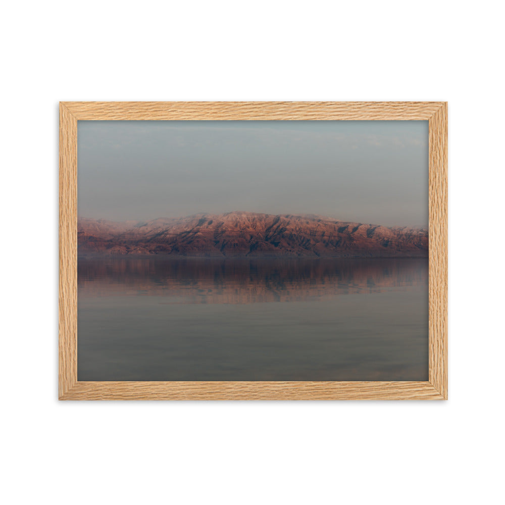 Israel Nature Edom mountain Framed matte paper poster