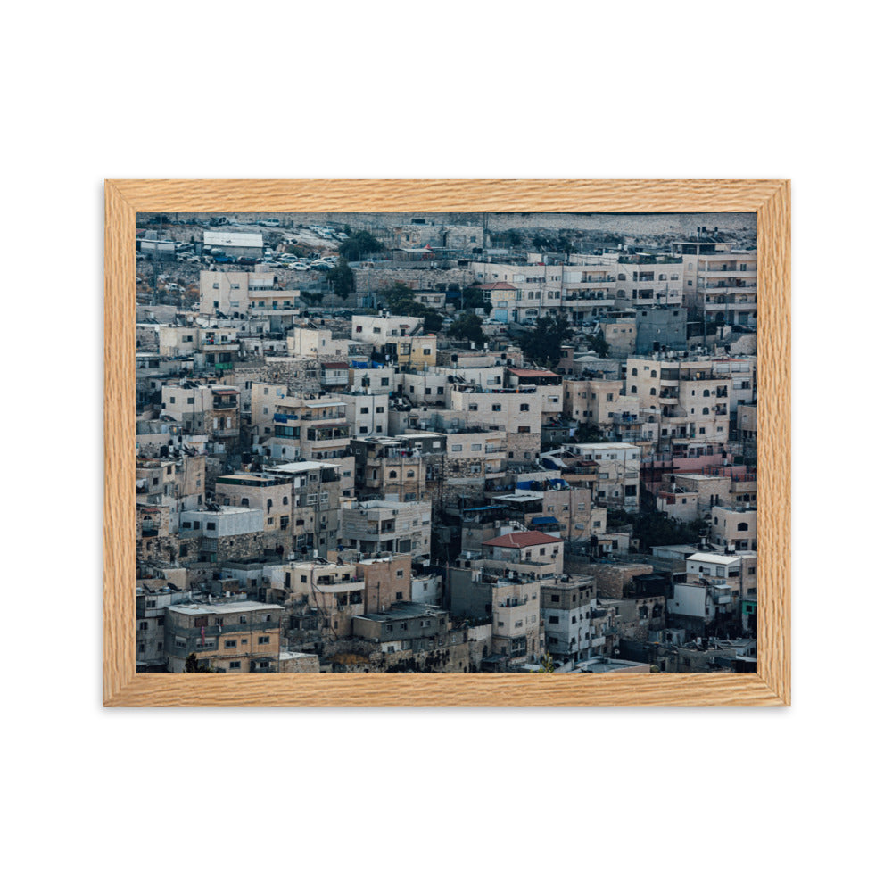 Israel Nature Urban View Framed matte paper poster