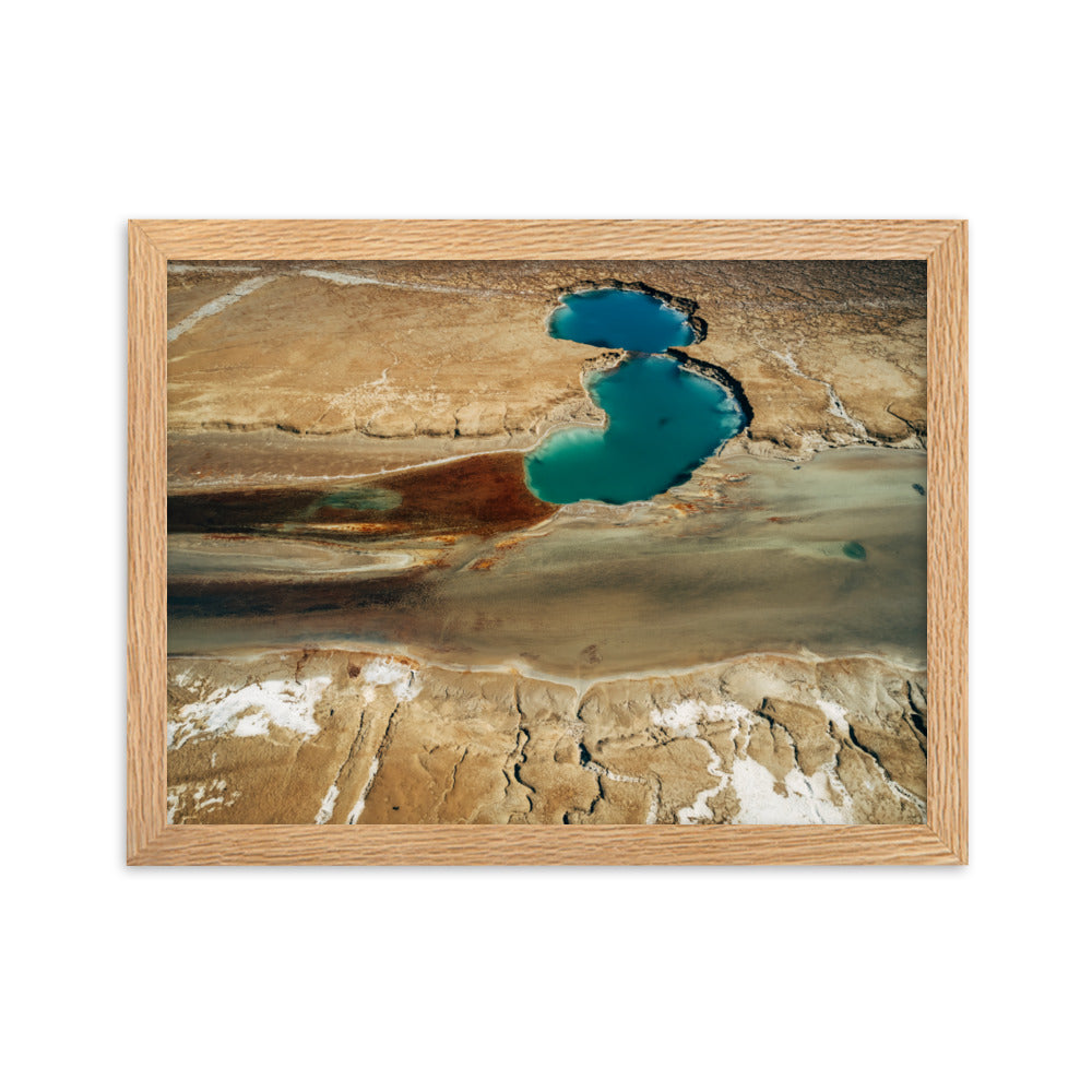 Framed matte paper poster Dead Sea