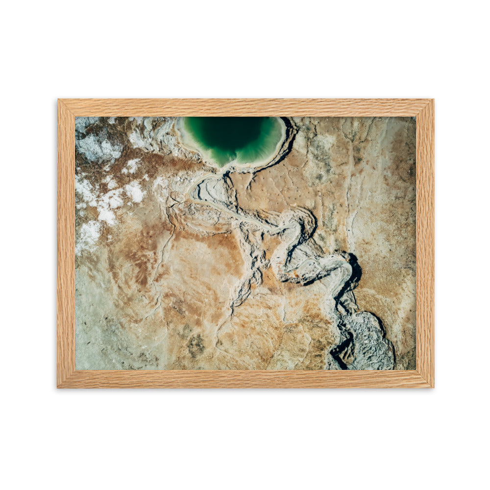 Framed matte paper poster Dead Sea