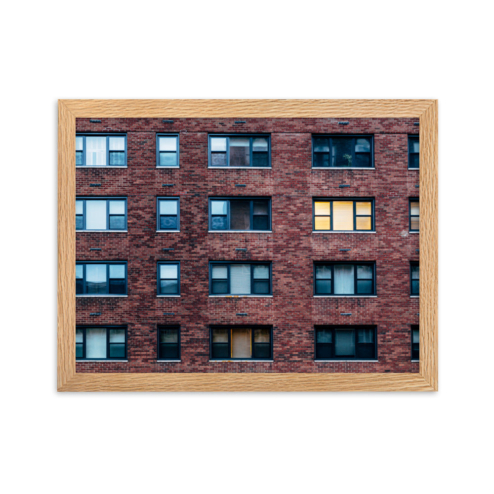 New York Building, Home decor, Wall decor, office, modern,Framed matte paper poster