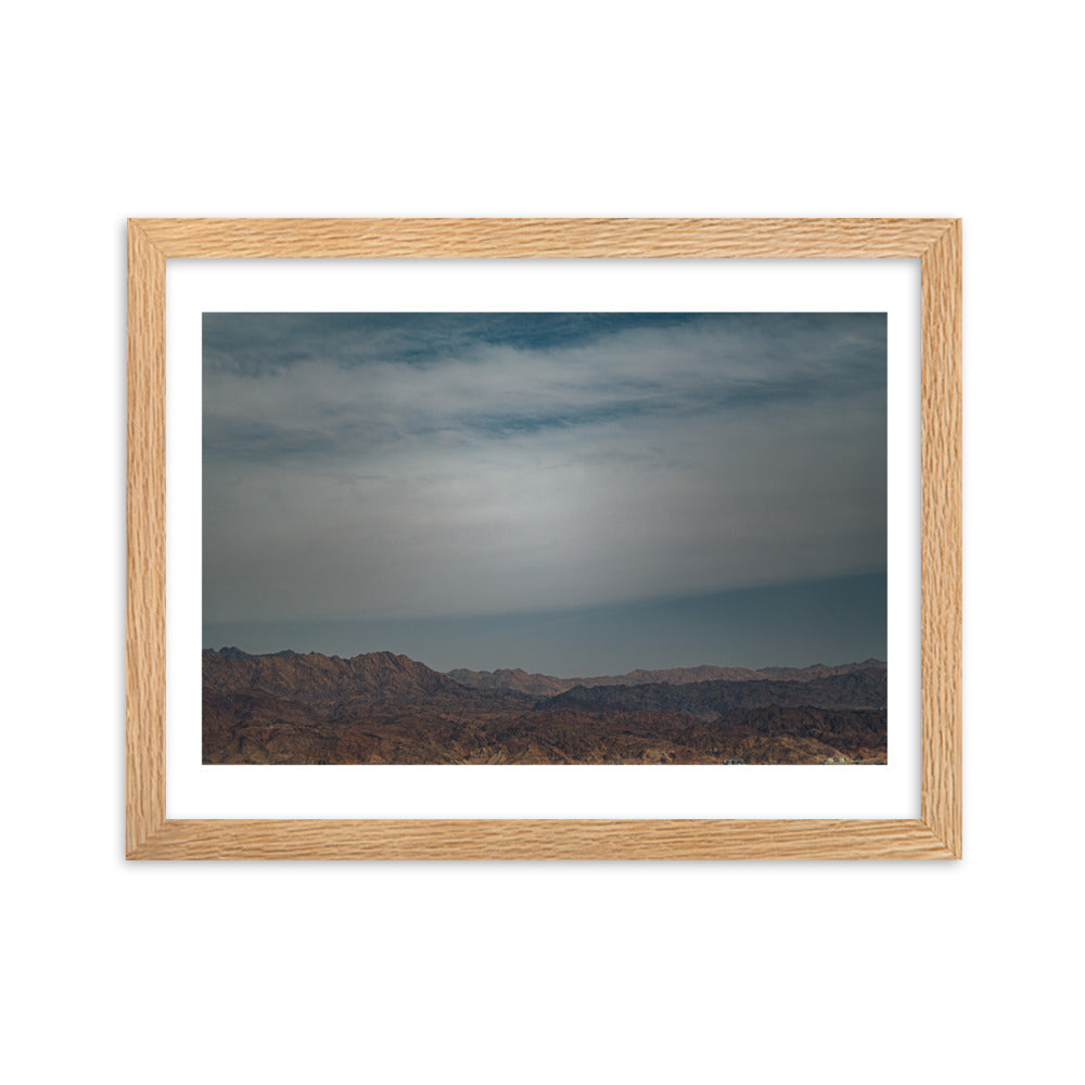 Salt of the Earth Framed matte paper poster