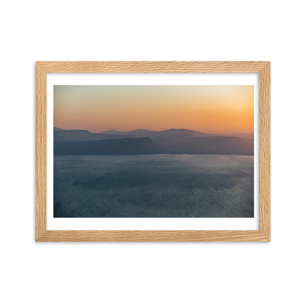 Aerial Allure Framed matte paper poster