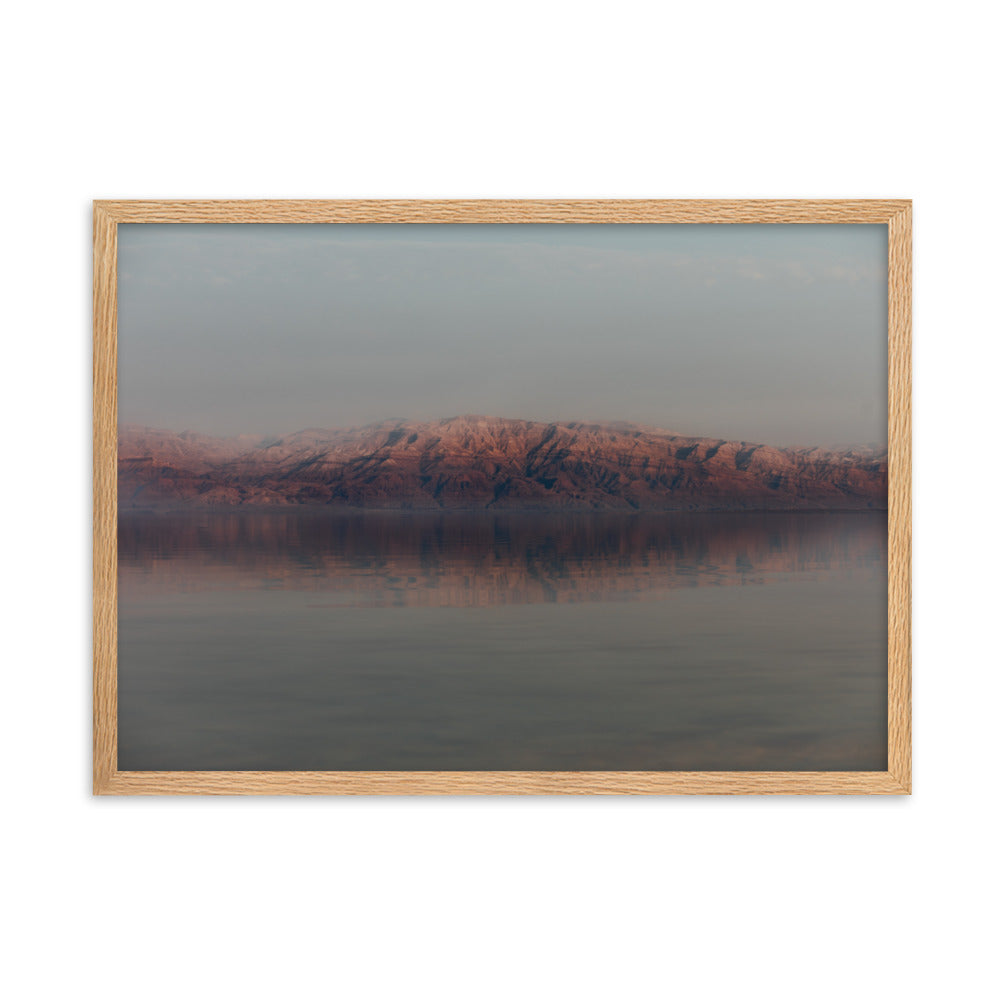 Israel Nature Edom mountain Framed matte paper poster