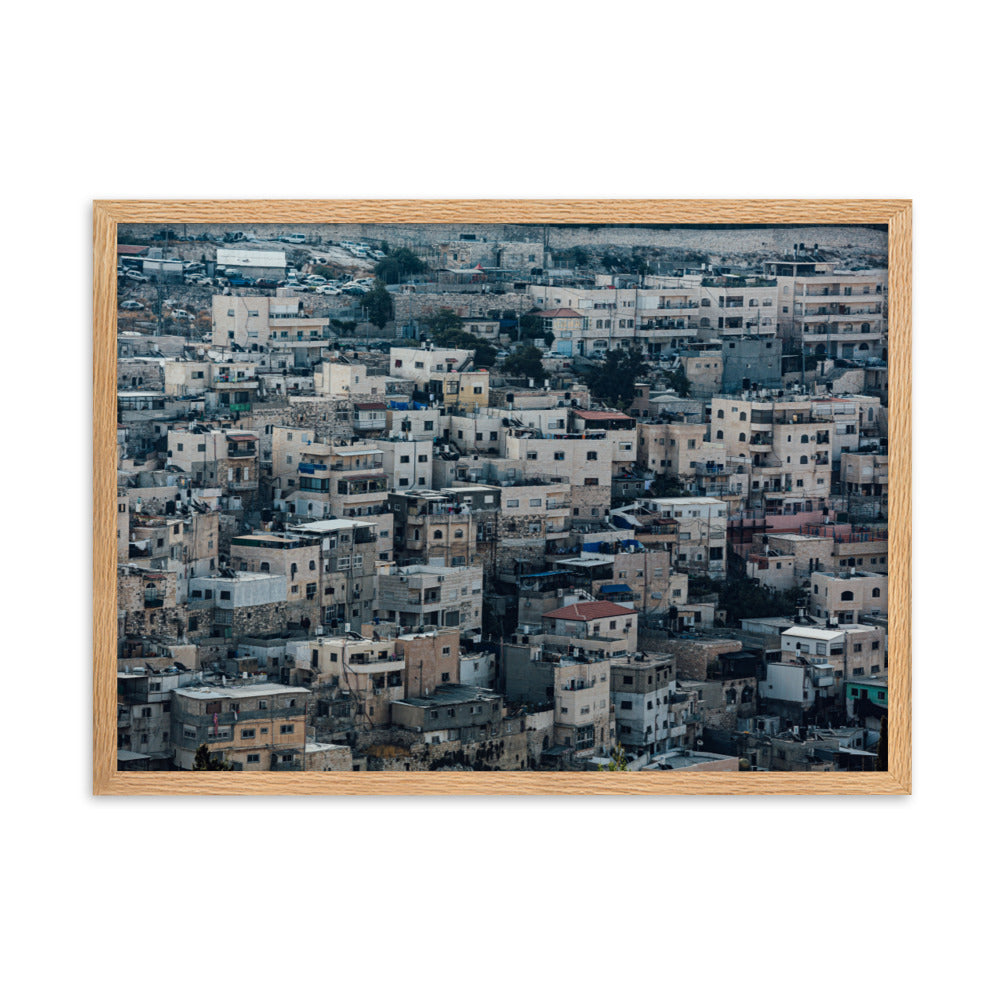 Israel Nature Urban View Framed matte paper poster