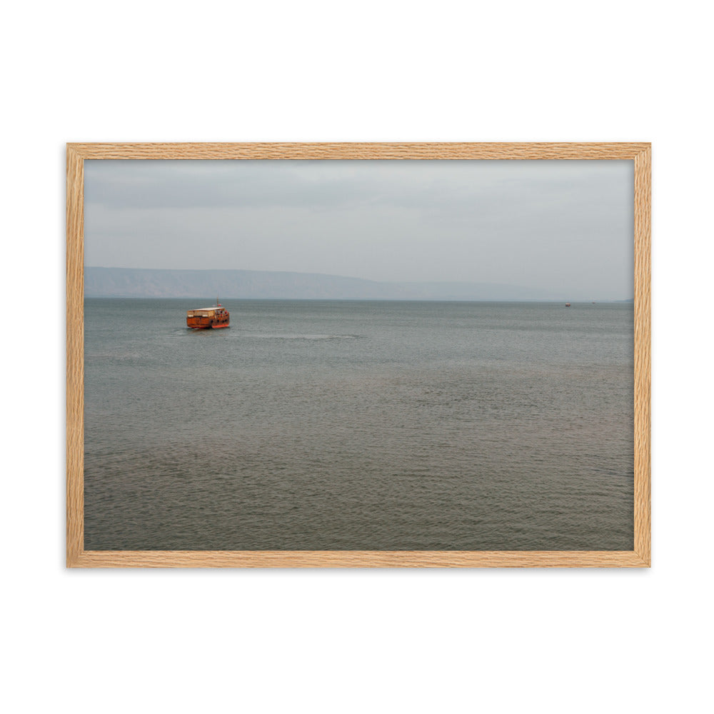 Israel Nature Galileo Sea Framed matte paper poster