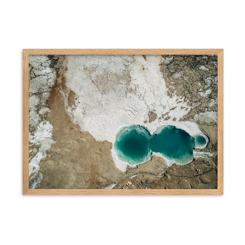 Framed matte paper poster Dead Sea