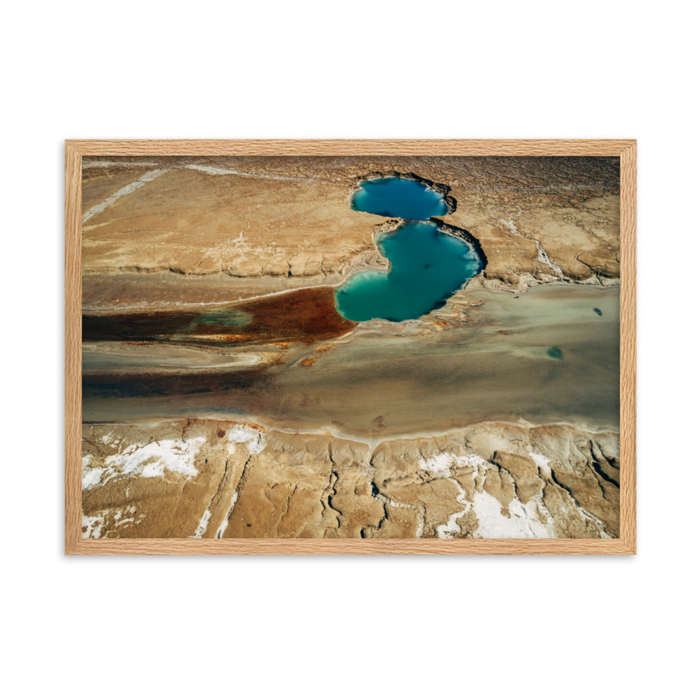 Framed matte paper poster Dead Sea