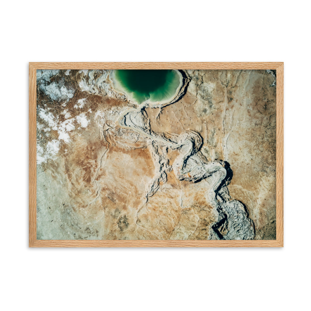 Framed matte paper poster Dead Sea