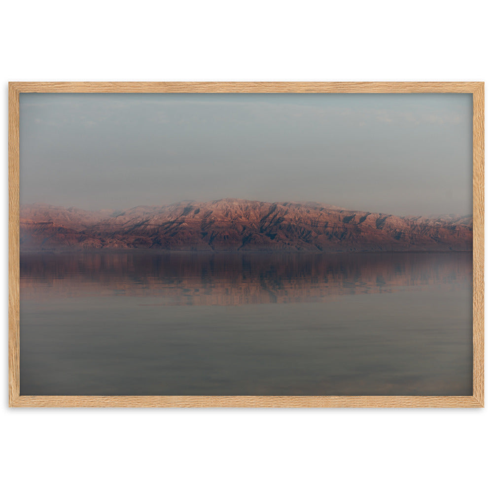 Israel Nature Edom mountain Framed matte paper poster