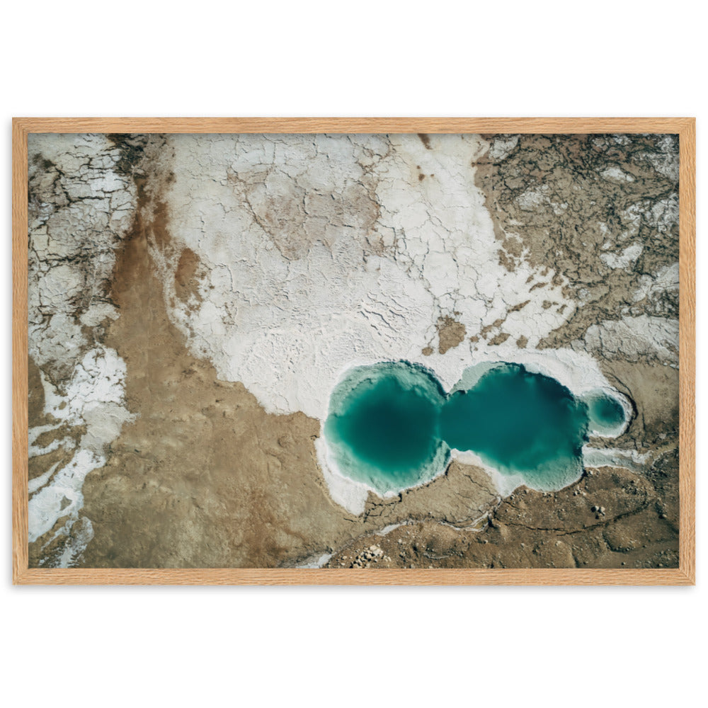 Framed matte paper poster Dead Sea