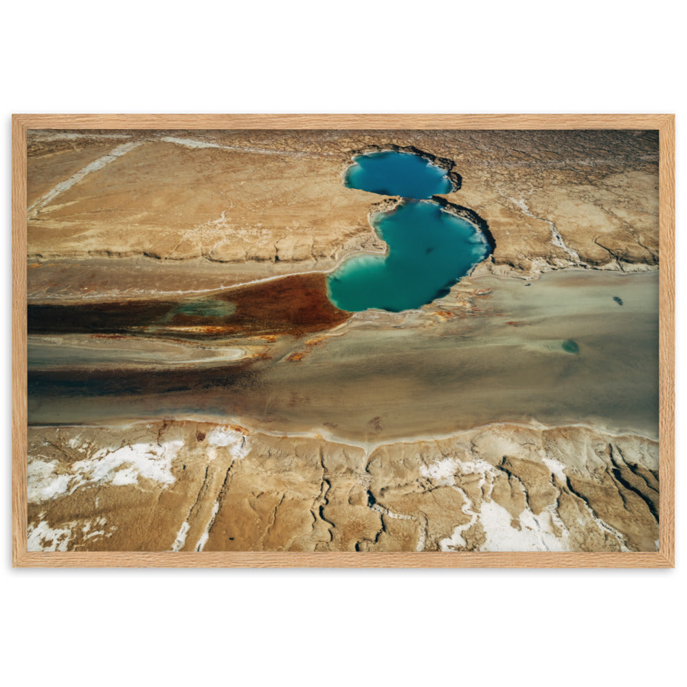 Framed matte paper poster Dead Sea