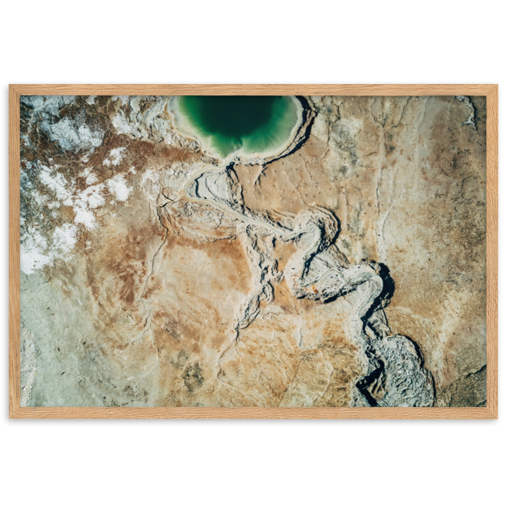 Framed matte paper poster Dead Sea