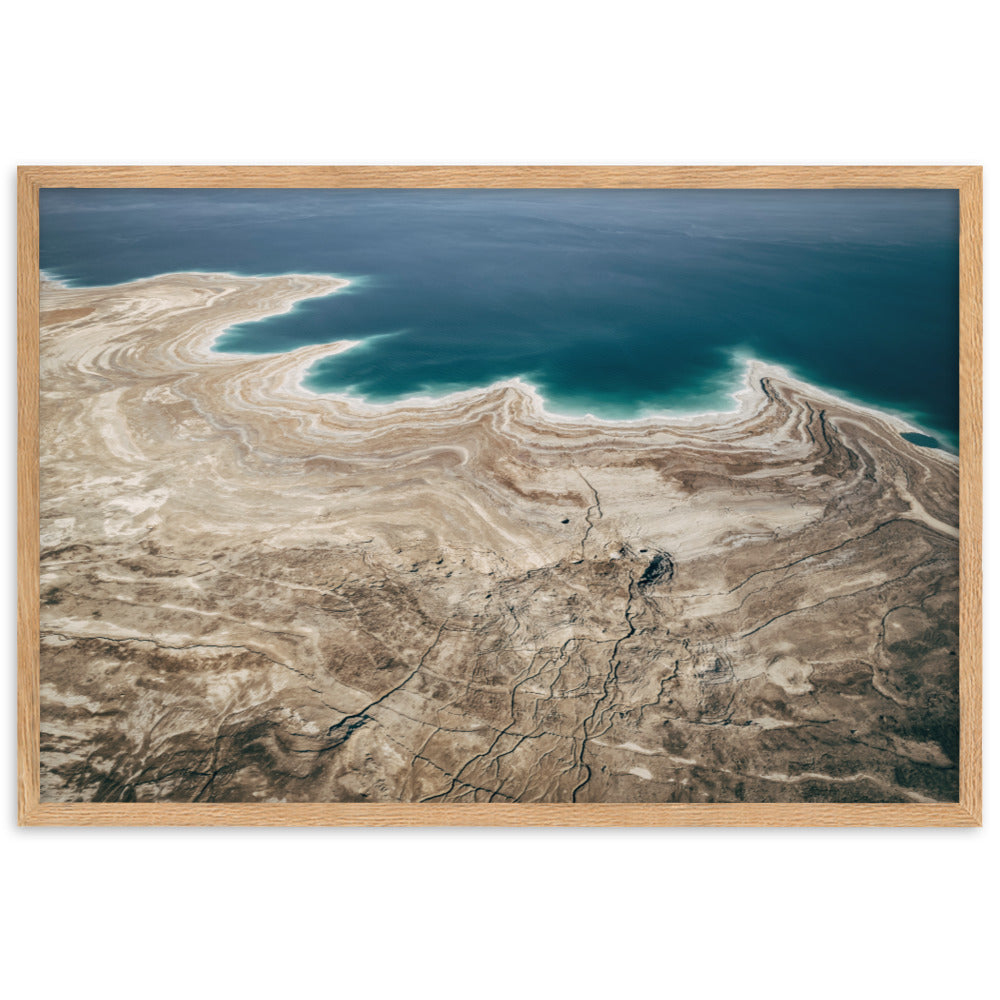 Framed matte paper poster Dead Sea