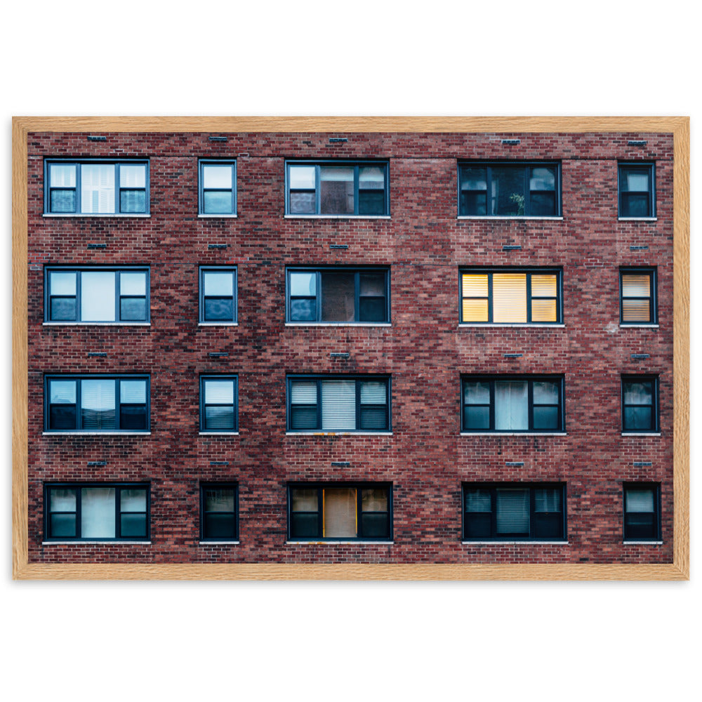 New York Building, Home decor, Wall decor, office, modern,Framed matte paper poster