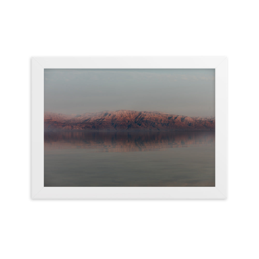 Israel Nature Edom mountain Framed matte paper poster