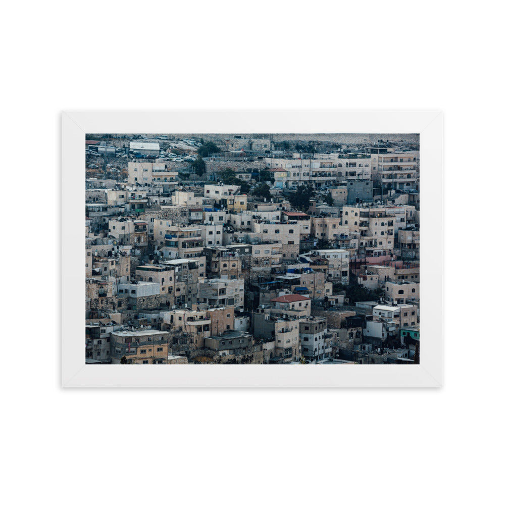 Israel Nature Urban View Framed matte paper poster