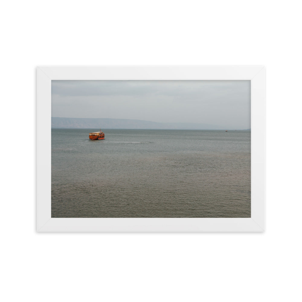 Israel Nature Galileo Sea Framed matte paper poster