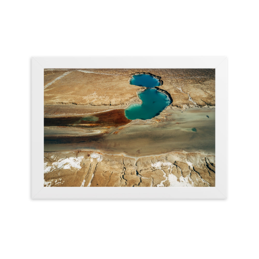 Framed matte paper poster Dead Sea