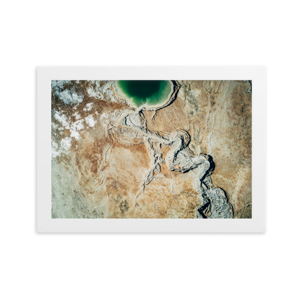 Framed matte paper poster Dead Sea