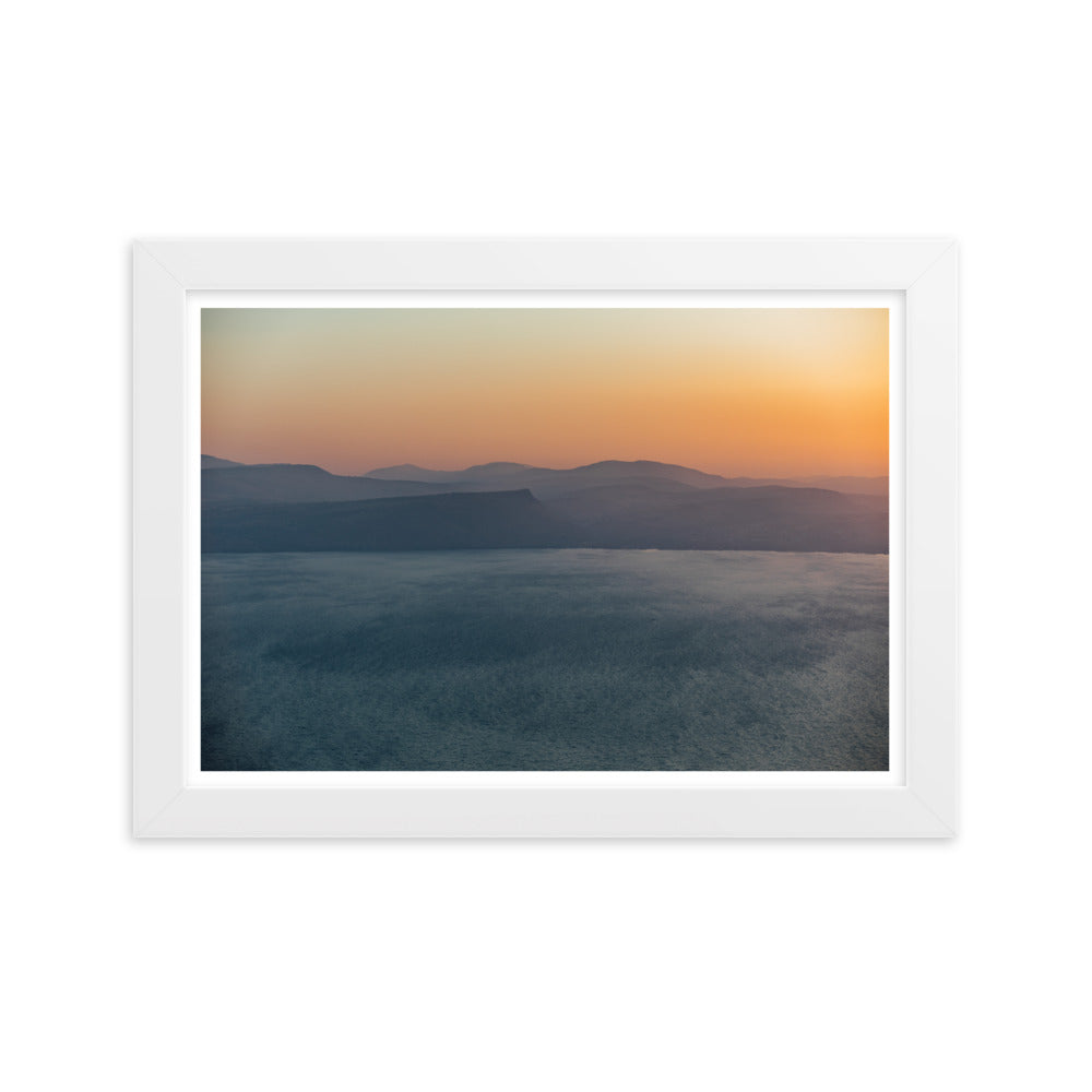 Aerial Allure Framed matte paper poster