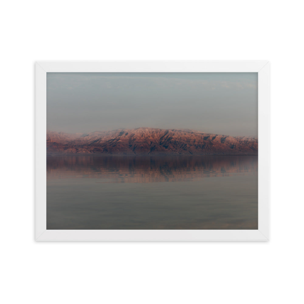 Israel Nature Edom mountain Framed matte paper poster