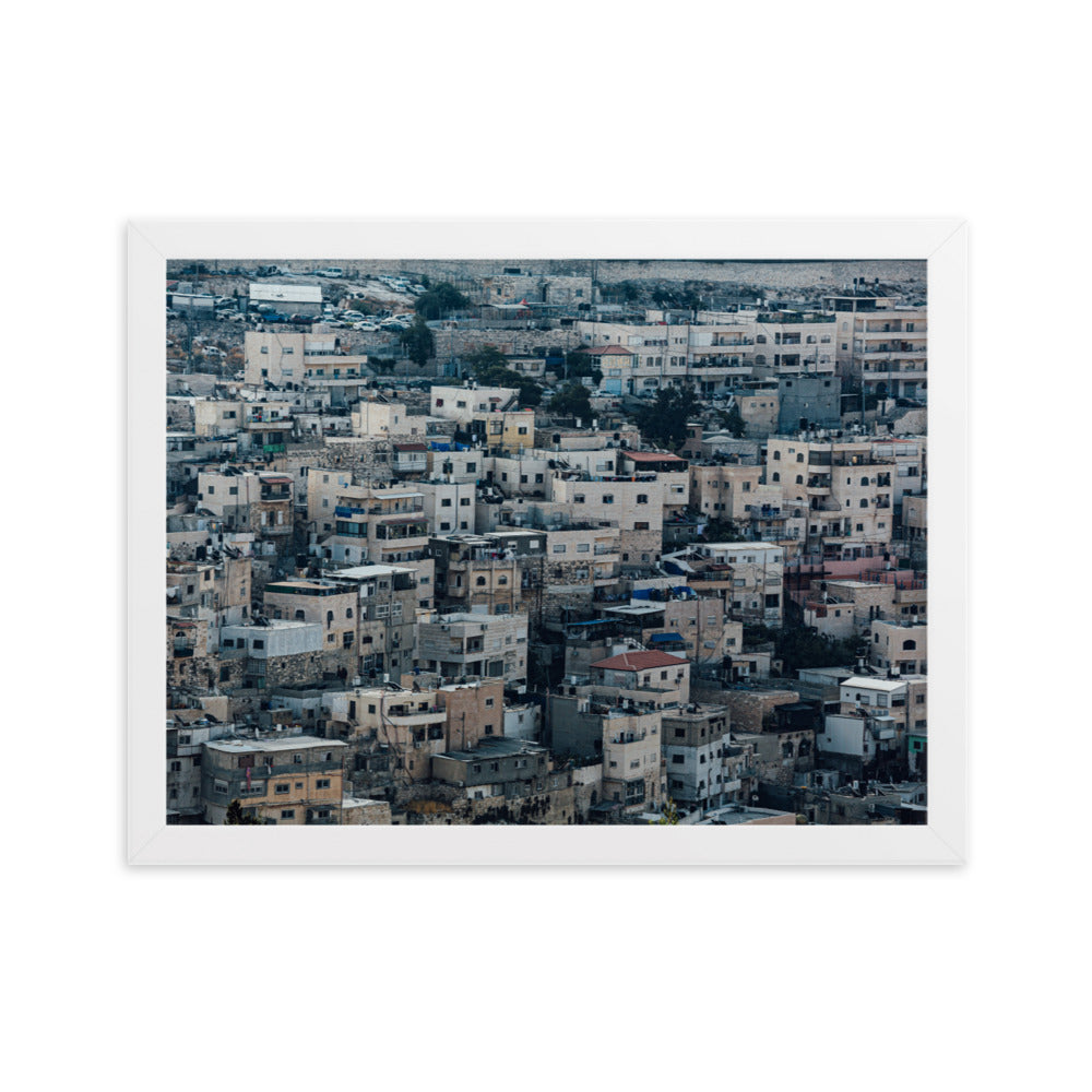 Israel Nature Urban View Framed matte paper poster