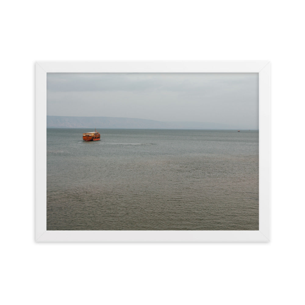 Israel Nature Galileo Sea Framed matte paper poster