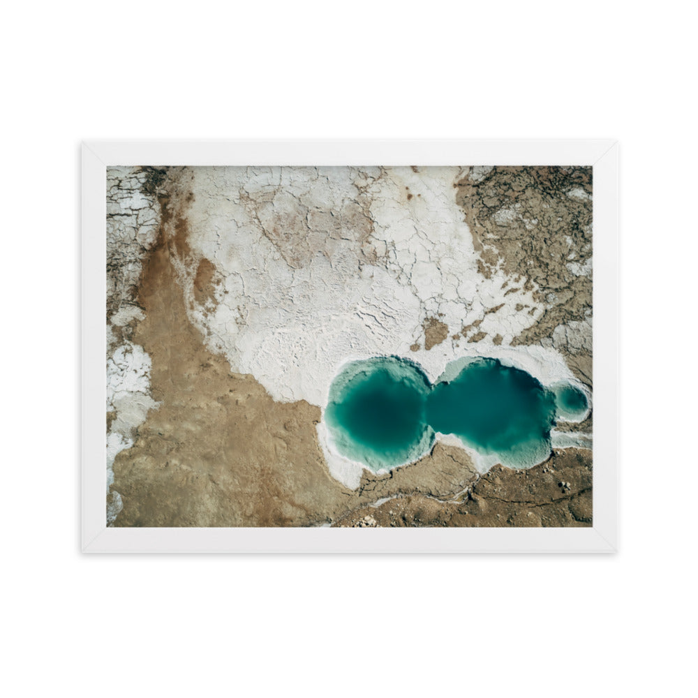 Framed matte paper poster Dead Sea