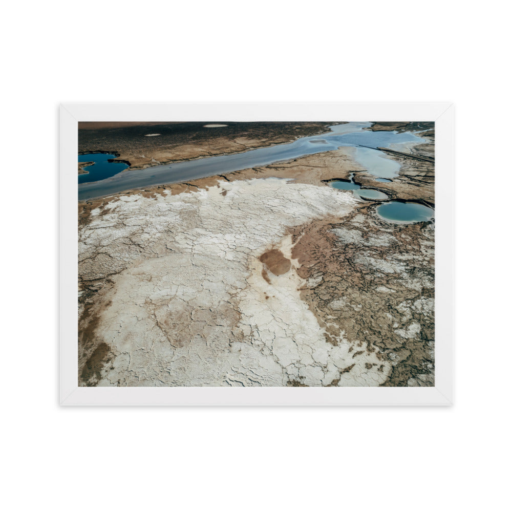 Framed matte paper poster Dead Sea