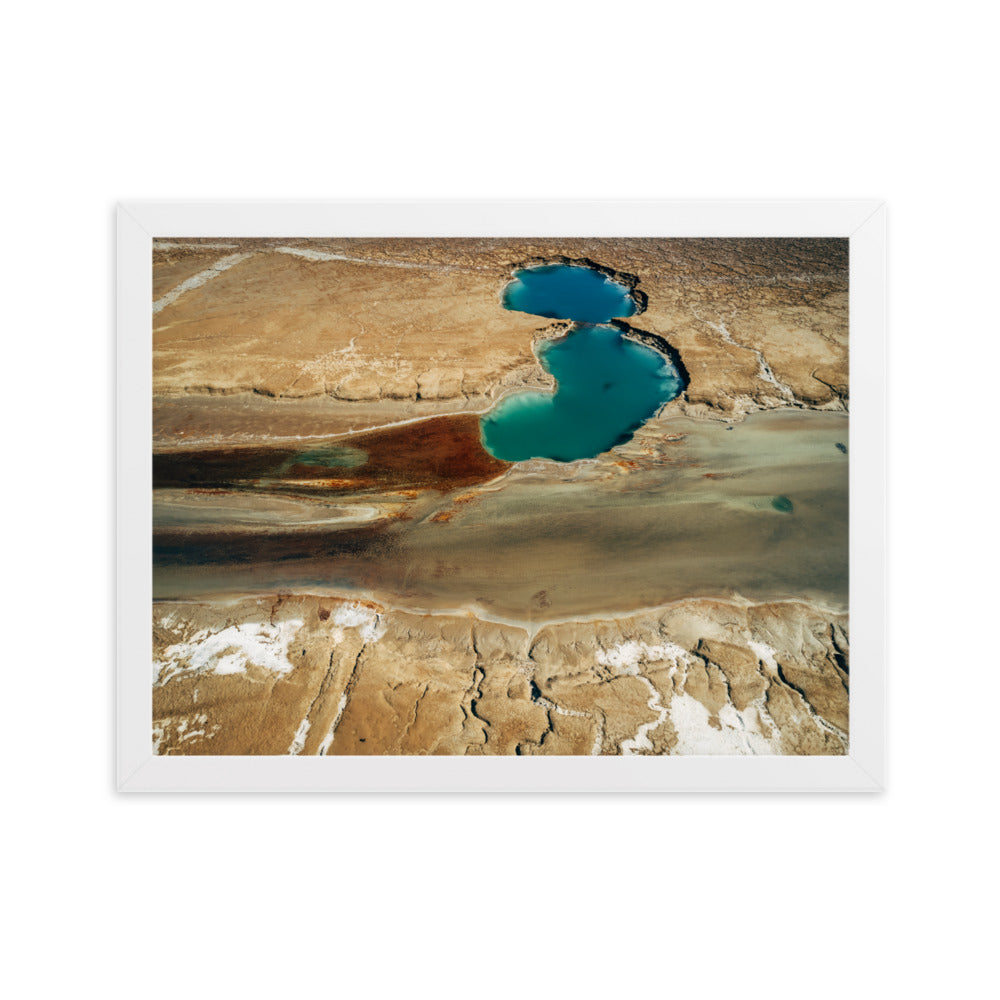 Framed matte paper poster Dead Sea