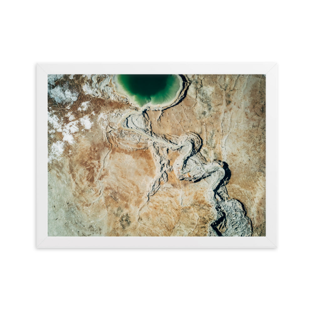 Framed matte paper poster Dead Sea