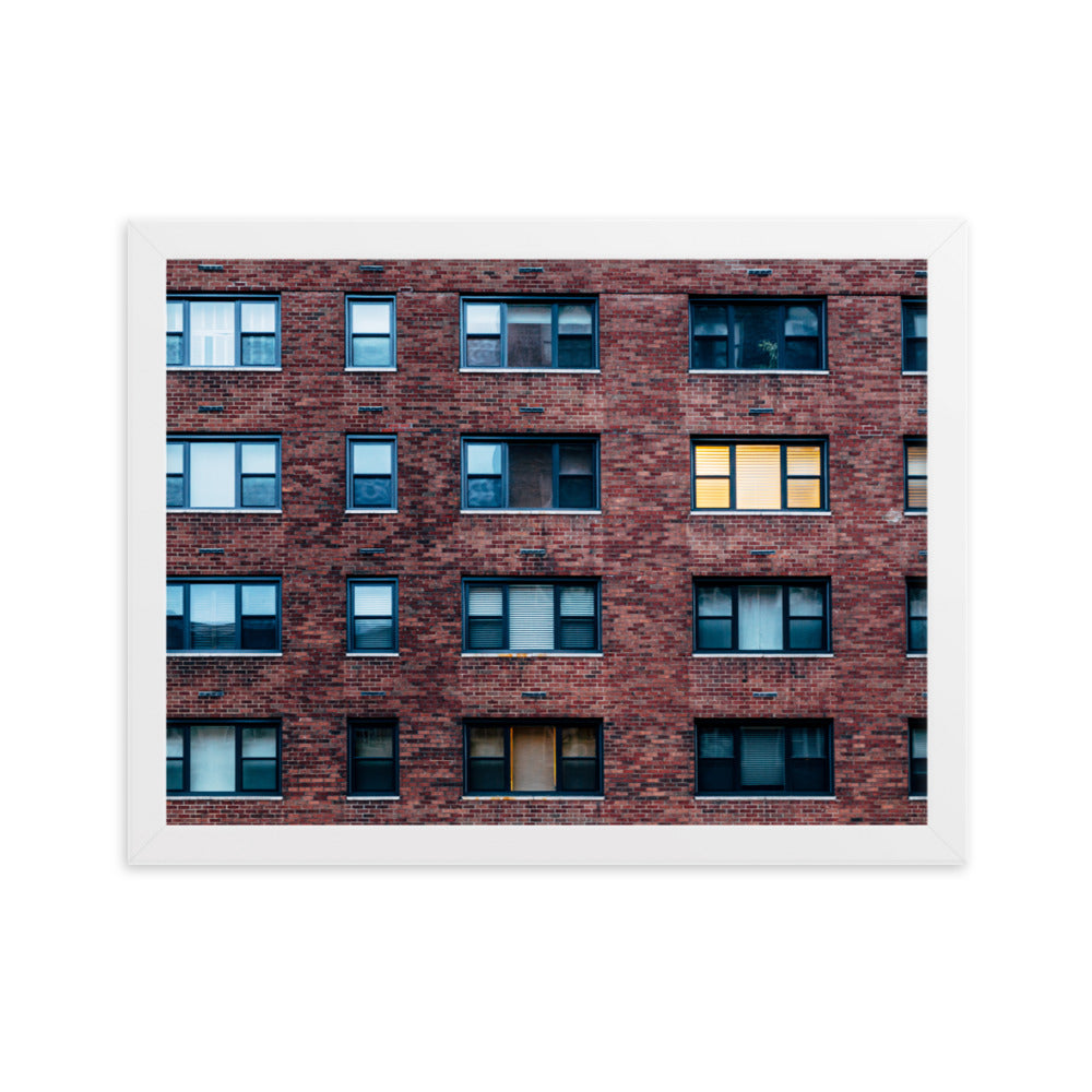 New York Building, Home decor, Wall decor, office, modern,Framed matte paper poster