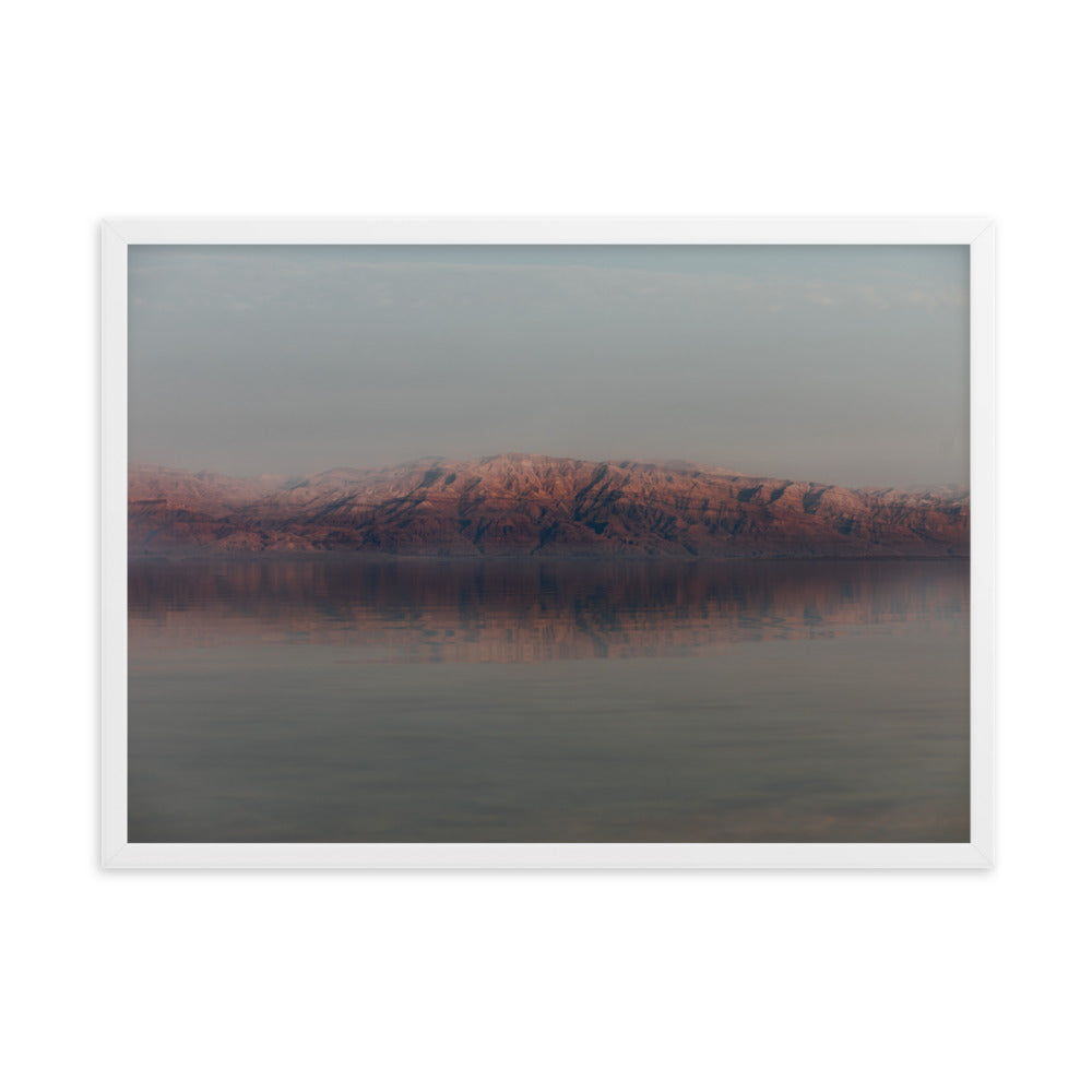 Israel Nature Edom mountain Framed matte paper poster