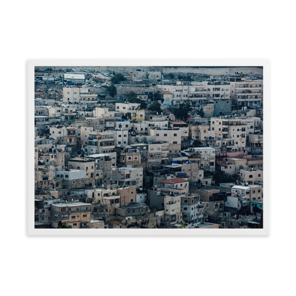 Israel Nature Urban View Framed matte paper poster