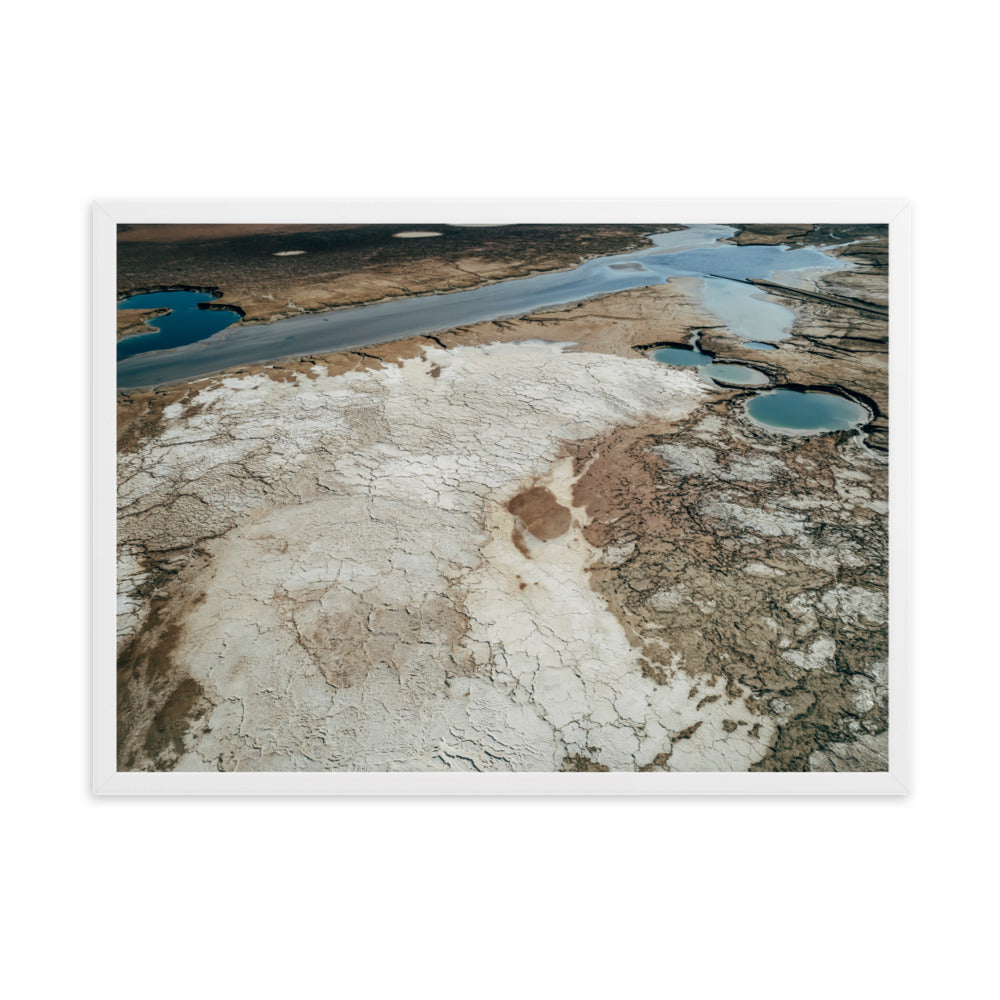 Framed matte paper poster Dead Sea