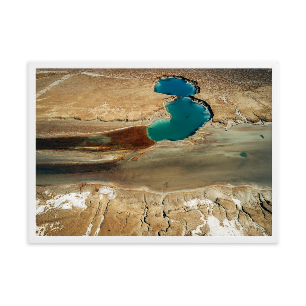 Framed matte paper poster Dead Sea