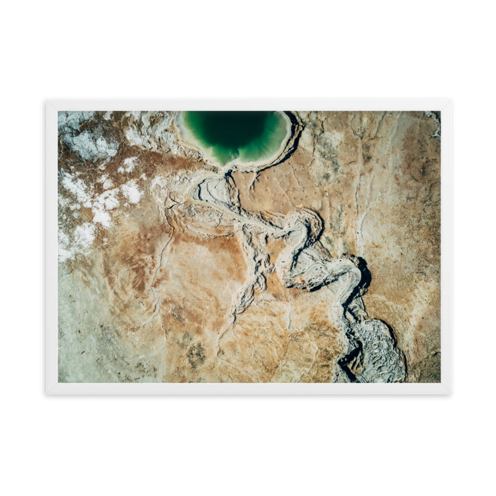 Framed matte paper poster Dead Sea