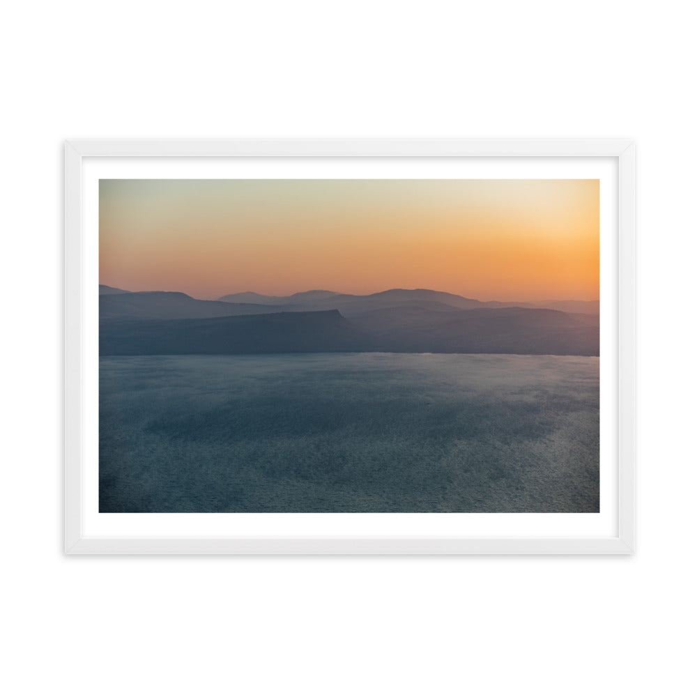 Aerial Allure Framed matte paper poster