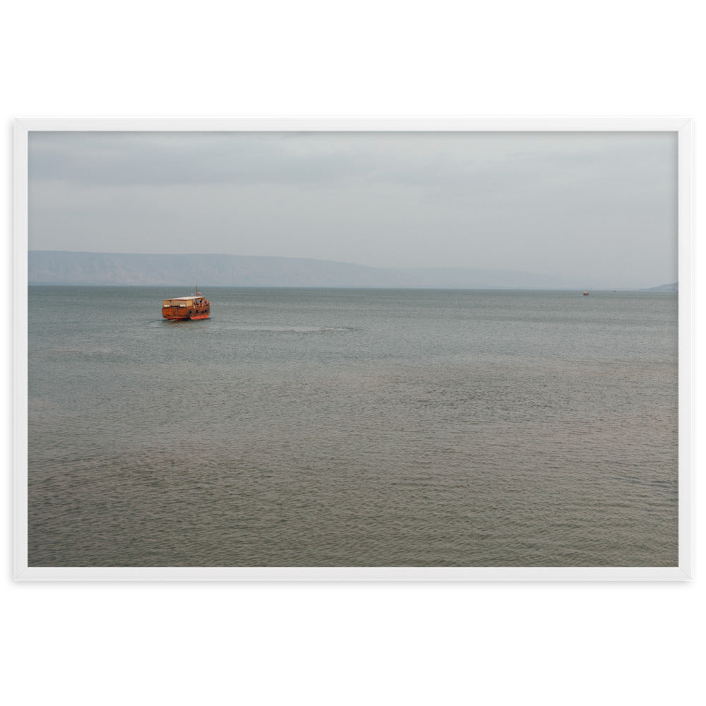 Israel Nature Galileo Sea Framed matte paper poster