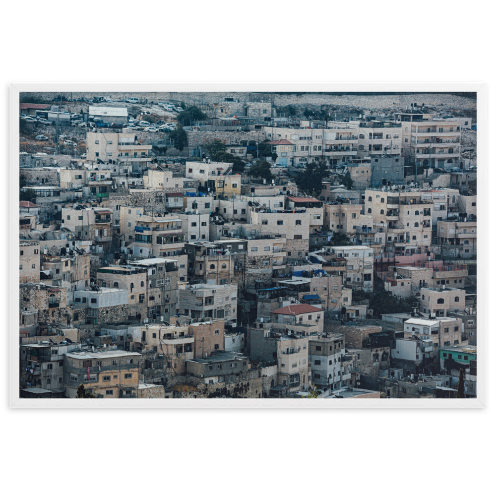 Israel Nature Urban View Framed matte paper poster