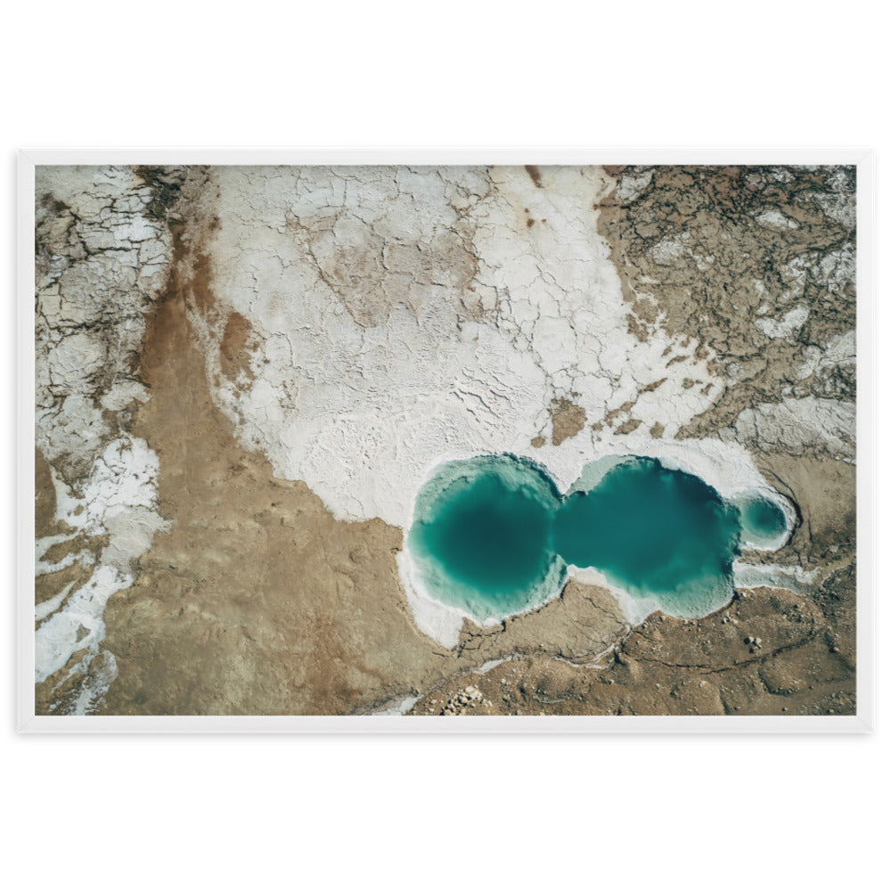 Framed matte paper poster Dead Sea