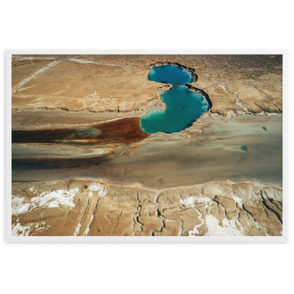 Framed matte paper poster Dead Sea