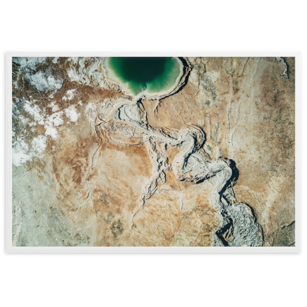 Framed matte paper poster Dead Sea