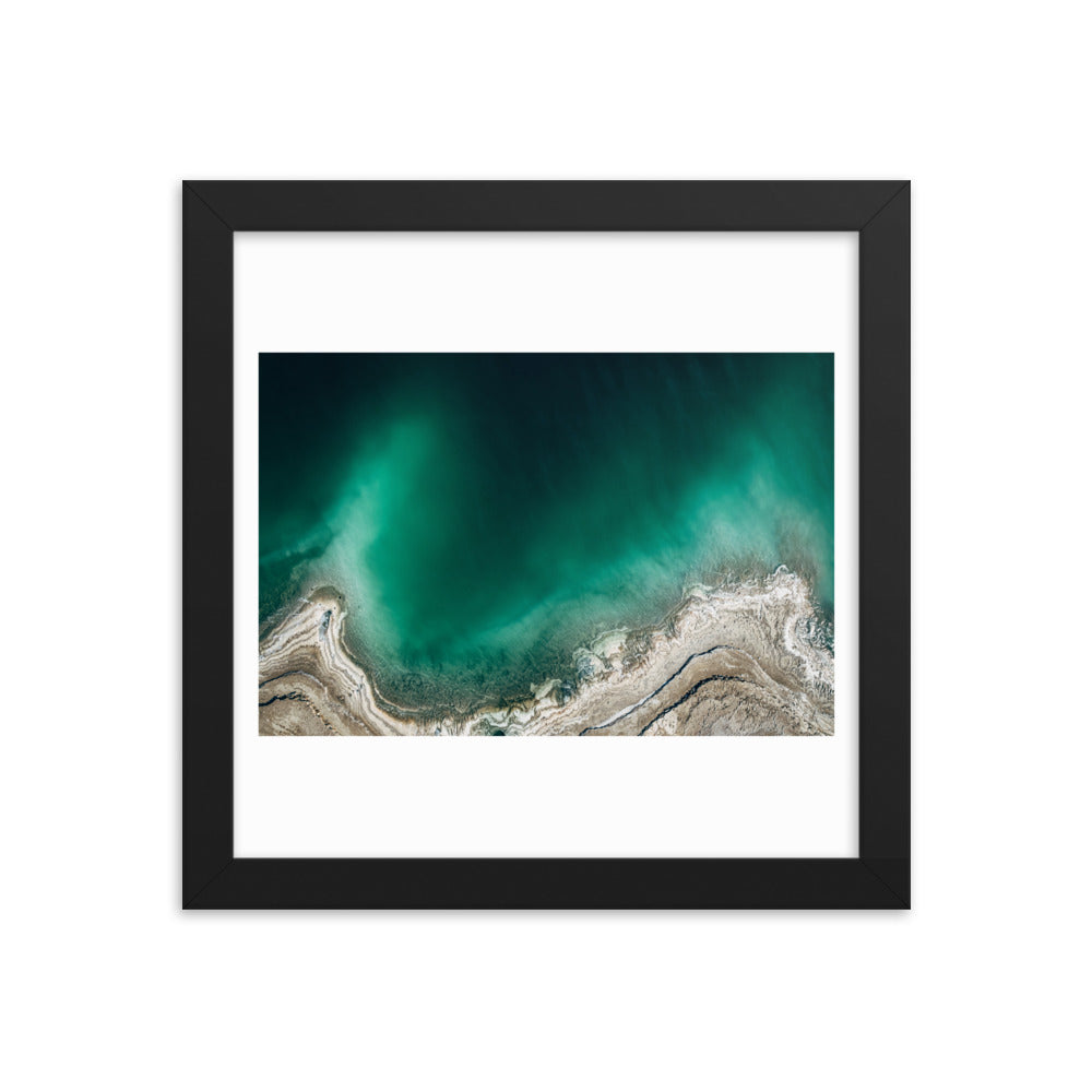 Aerial Adventure: Israel Dead Sea Framed poster