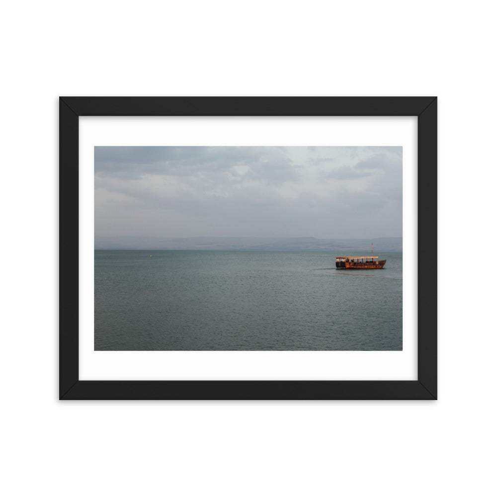 Sea  Of Galilea Free Spirit Framed poster