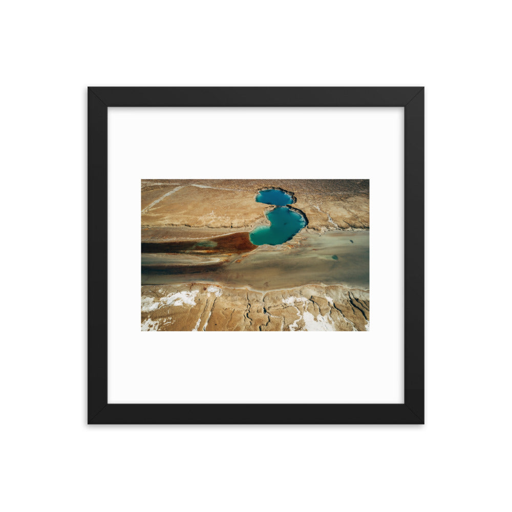 Nature's Abstract Canvas Framed poster