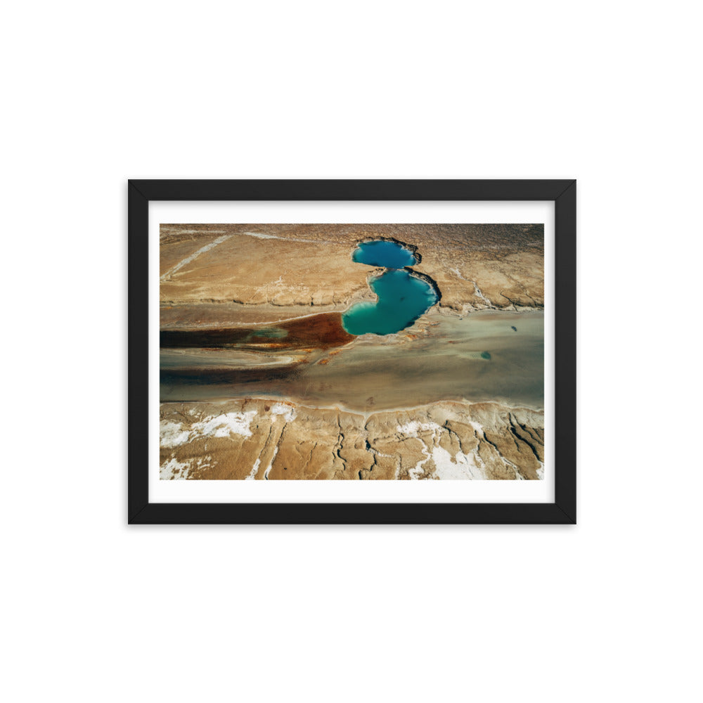 Nature's Abstract Canvas Framed poster